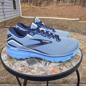 Brooks Ghost 15 1203801B472 Vista Blue Running Shoes Sneakers Women's Size 8 B